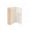 Fiche de pret filmolux imprimee 4 colonnes pour livres bibliotheques 125x75mm coloris blanc paquet de 250