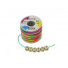 Fil cordon ocolor longueur 45m coloris multicolore sur bobine