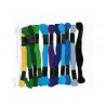 Lot fils bracelets bresiliens graine creative coton 7m assortiment mer du sud 12 echevettes coloris assortis
