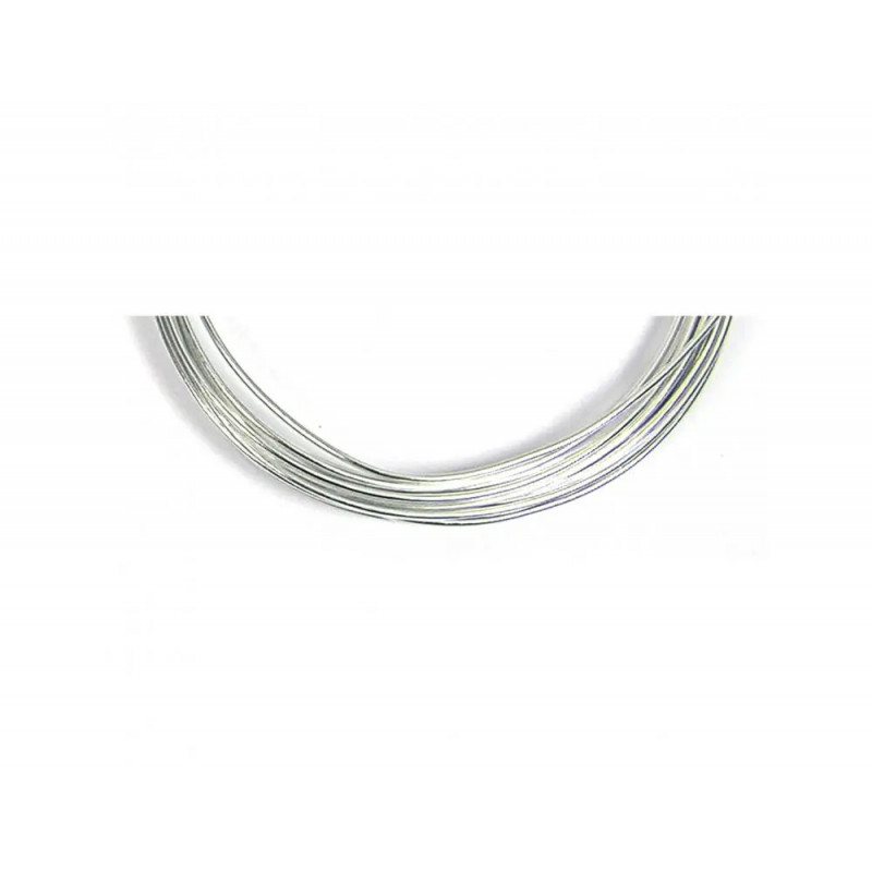 Fil metal innspiro aluminium souple 1.5x5m coloris argent en sachet