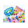 Perle plastique innspiro a facettes 8mm coloris transparents assortis lot de 1600 perles
