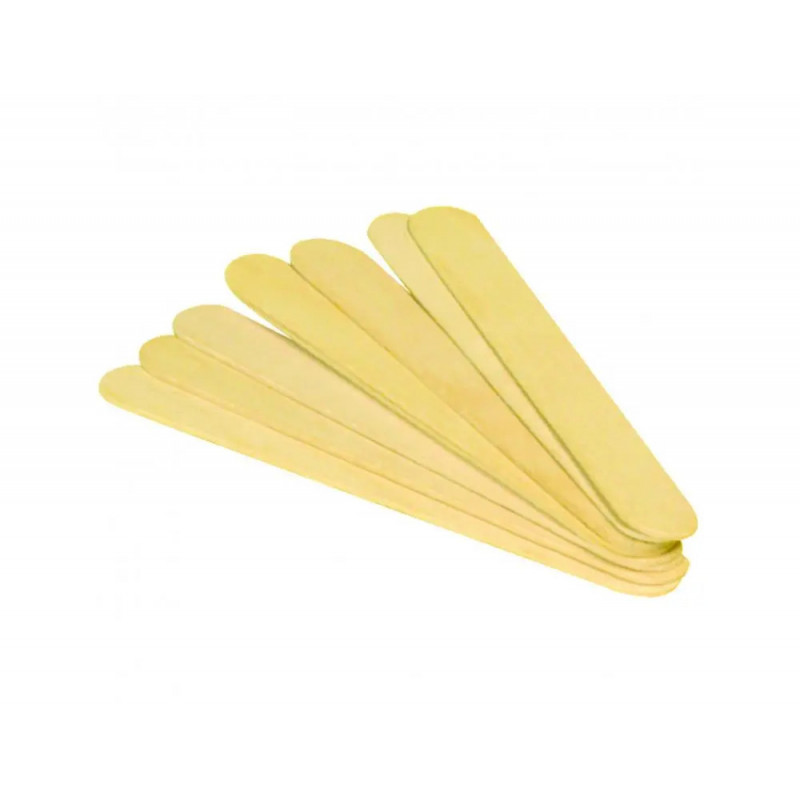 Batonnet bois plat ocolor 15.5cm coloris naturel lot de 100