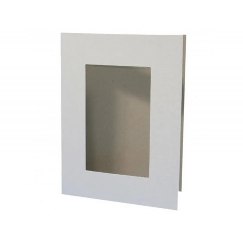 Cadre carton cleopatre a poser rectangulaire 22x17cm coloris blanc lot de 30 cadres