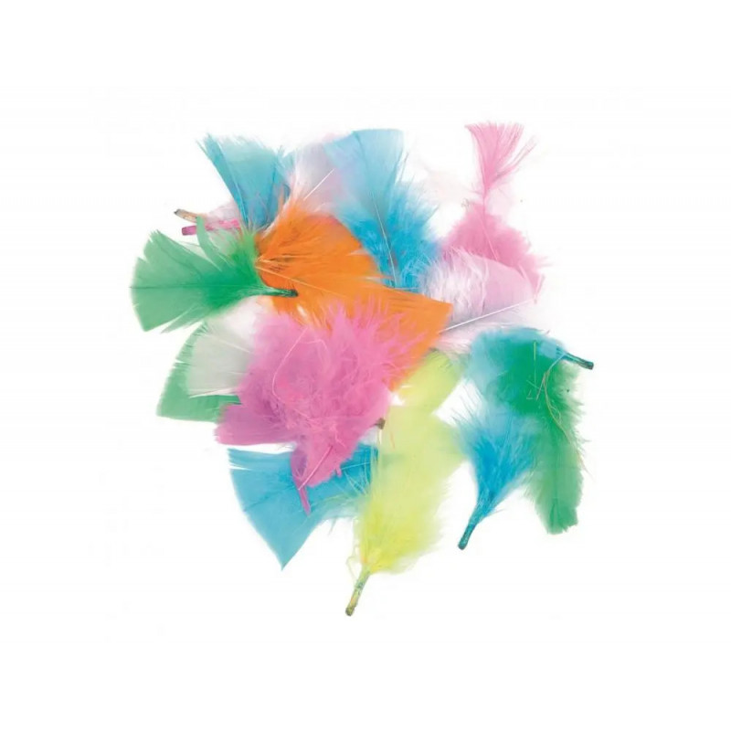 Plume duvet innspiro tailles et couleurs assorties sachet de 14g