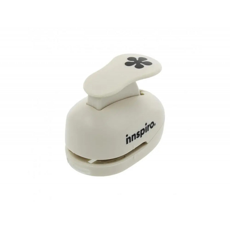 Perforateur mini innspiro fleur perfore feutrine mousse caoutchouc 2mm max papier 120/200g bristol decoupe 15 a