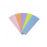 Papier crepon o color crepage 40% 50x200cm 5 coloris pastel assortis paquet 10f