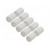Lot de recharges pour rouleau a peindre 40 a 45 mm 10 unites