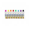 Applicateur gouache o color dot'colors marqueur embout mousse lavable miscible 75ml lot de 8 flacons