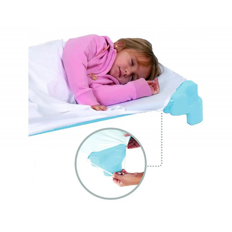 Drap sac akros double fixation 4 elastiques 58x131cm