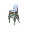 Chaise mirplay ina ergonomiquepp empilable enfant taille 1 coloris aleatoire lot 5 unites