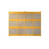 Pochette achoka rangement mural filet synthetique 5 oeillets accroche dim 25x19.5cm lot de 12