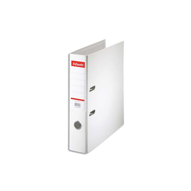 ESSELTE Classeur à levier Standard, A4, 7,5 cm, PP, blanc