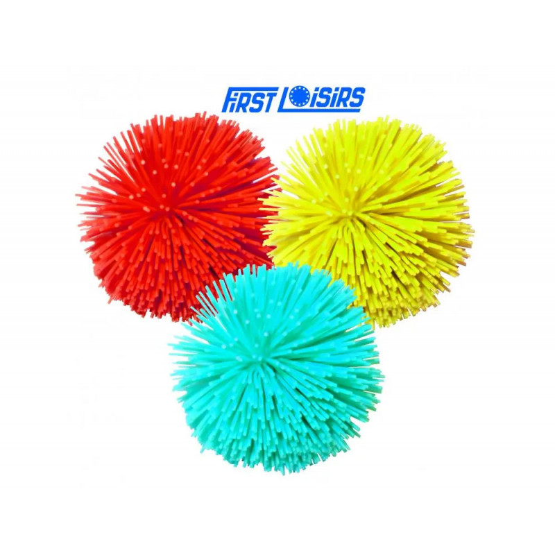 Balles d eveil firts loisirs balles araignees silicone 6 cm lot de 3 coloris assortis