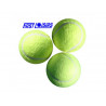 Tennis first loisirs balles de tennis non pressurisees lot de 3 coloris jaune