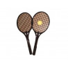 Tennis first loisirs raquette tennis pvc initiation au tennis legeres lot de 2 raquettes et 1 balle