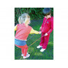 Elastiques cordes a sauter first loisirs elastiques de jeux 3m lot de 8 coloris assortis