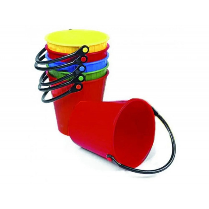 Jeux de sable et d eau faibo seau en plastique incassable de produits recycle et recyclable incassable 16x16