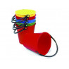Jeux de sable et d eau faibo seau en plastique incassable de produits recycle et recyclable incassable 16x16