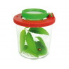 Materiel d observation eduplay boite loupe grand modele quadrillage 5 mm tailles des animaux plastique