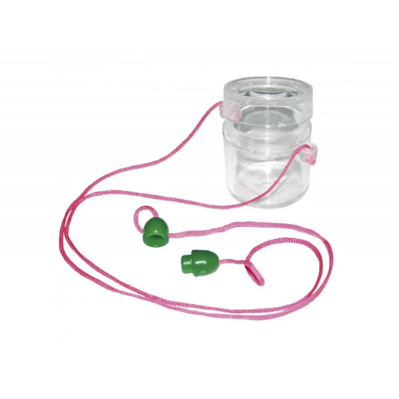 Materiel d observation eduplay boite loupe petit modele plastique ficelle et verrou de securite