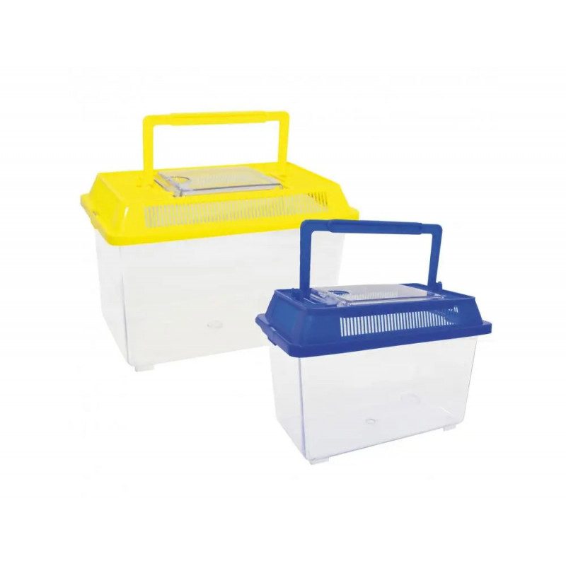 Materiel d observation eduplay 2 boites a insectes 2 tailles rainures d aerage et poignee coloris assortis