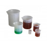 Mesure et poids wissner recipients gradues 1000 500 100 250 50 10 ml pvc translucide 6 pieces