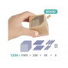 Base 10 akros tampons de decomposition en bois numerique tout type d encre 4 unites dizaines centaines et