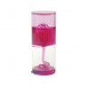 Sablier liquide eduplay sablier dome de lave liquide gelatineux rose duration 7 minutes coloris aleatoire