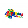 Lot de vis et boulons lap construction technique plastique 80 pieces et 16 fiches d activites