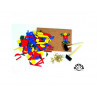 Atelier du marteau babylon 120 pieces en bois a piquer 1 plaque liege 2 marteaux 120 clous