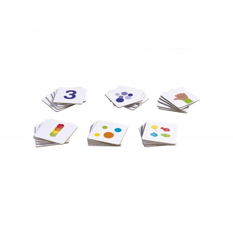 Jetons num ration nathan doigts de la main des collections et cubes 35 jetons magnetiques