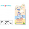 Notes adhesives imaginovo stick it notebook 20 notes adhesives pirate tailles assorties drapeau