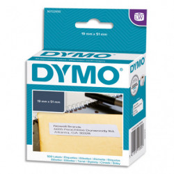 DYMO Rouleau de 500 étiquettes multi-usages adhésif décollable 19x51mm S0722550