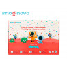 Pate a modeler imaginovo sechage a l'air set 12 couleurs shape it space trip outils et instructions