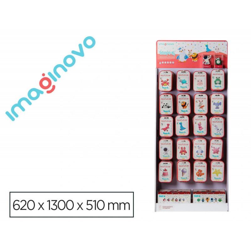 Presentoir pate a modeler imaginovo sechage a l'air set de 84 unit s couleurs assortis 20 crochets