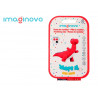 Pate a modeler imaginovo sechage a l'air set coloris assortis avec instructions dinosaure rouge
