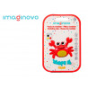 Pate a modeler imaginovo sechage a l'air set coloris assortis avec instructions crabe