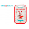 Pate a modeler imaginovo sechage a l'air set coloris assortis avec instructions lapin