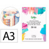 Bloc de papier multi-techniques liderpapel format a3 pour acrylique huile et gouache 20 feuilles