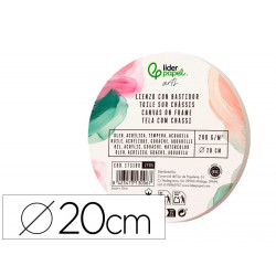 Toile sur chassis rond...