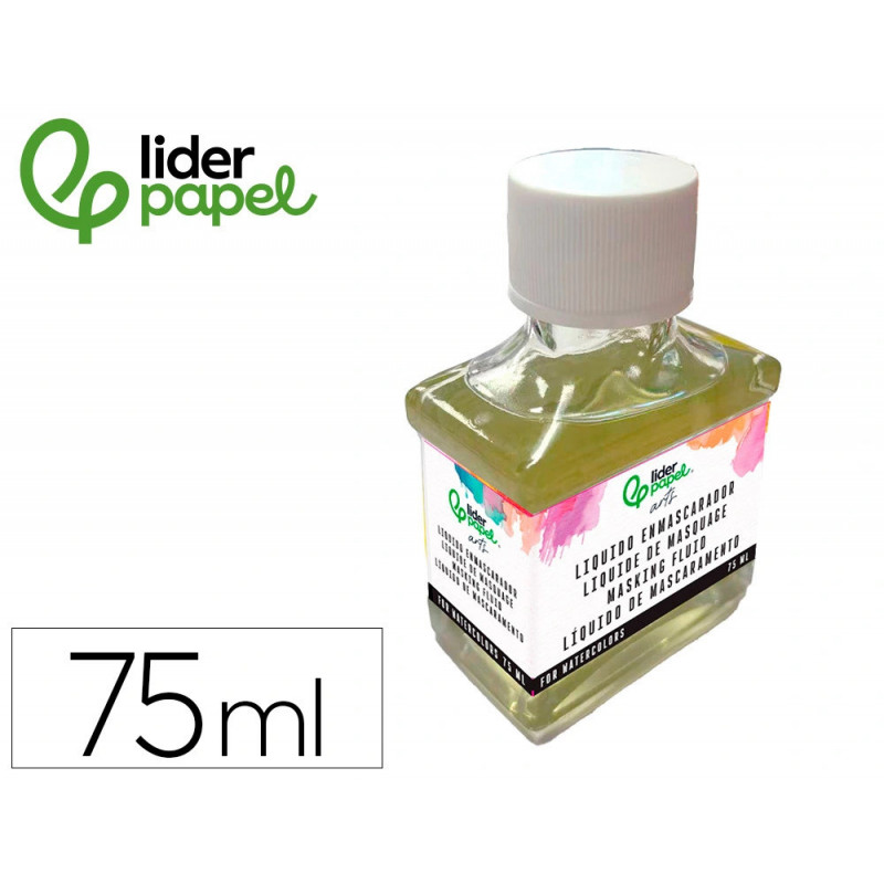 Liquide de masquage liderpapel pour aquarelle pot de 75 ml