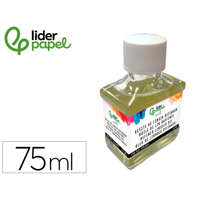 Huile de lin raffinnee liderpapel flacon de 75 ml