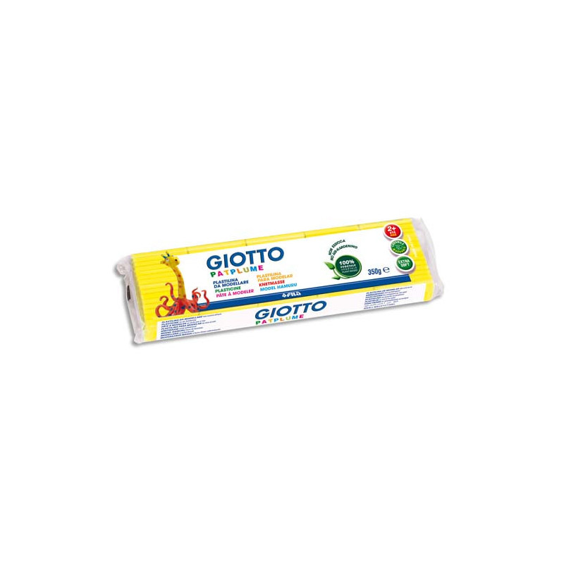 GIOTTO Pâte à modeler Patplume 350 g / Jaune