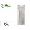 Estompes liderpapel sachet de 6 unites diametres assortis