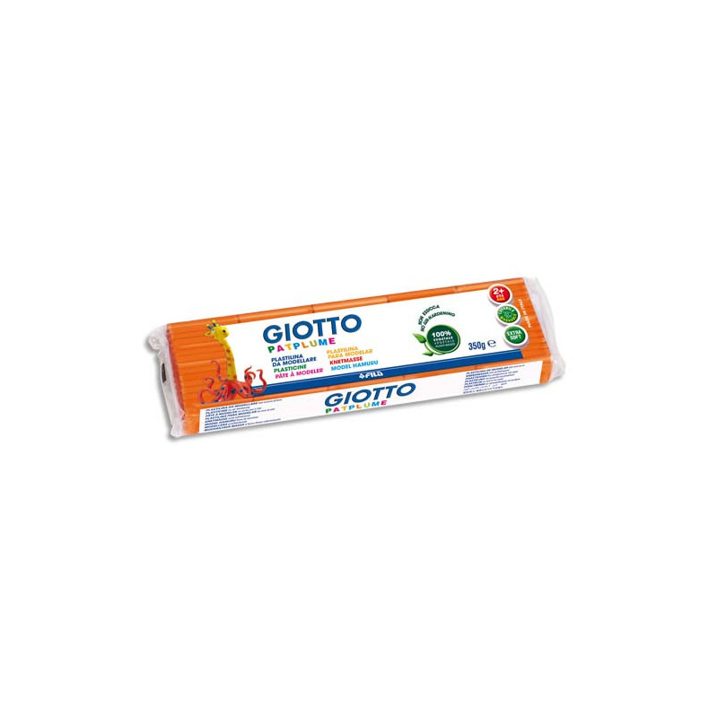 GIOTTO Pâte à modeler Patplume 350g / Orange