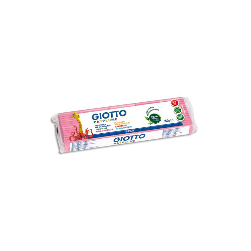 GIOTTO Pâte à modeler Patplume 350g / Rose