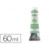 Peinture gouache tempera liderpapel tube en aluminium de 60 ml coloris vert menthe