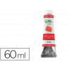 Peinture gouache tempera liderpapel tube en aluminium de 60 ml coloris rouge fonc