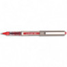 UNI-BALL Stylo Roller pointe métal fine encre liquide Rouge UNI-BALL EYE UB 157