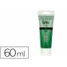 Peinture acrylique liderpapel tube en plastique de 60 ml coloris vert fonc